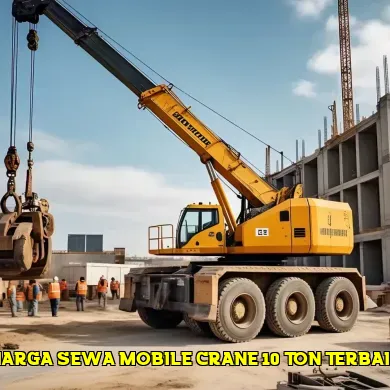Mengetahui harga sewa mobile crane 10 ton untuk proyek Anda
